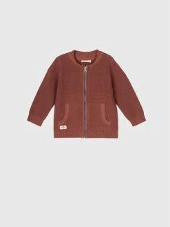 Φτηνός 🔥 Coccodrillo Ζακέτες Ζακέτα WC2172201SUP Καφέ Regular Fit 🎁