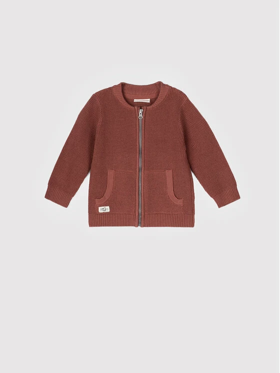 Φτηνός 🔥 Coccodrillo Ζακέτες Ζακέτα WC2172201SUP Καφέ Regular Fit 🎁