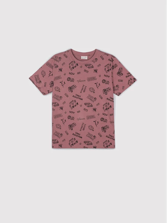 Ολοκαίνουργιο 🌟 Coccodrillo T-shirts T-Shirt WC2143205EVB Ροζ Regular Fit 🧨