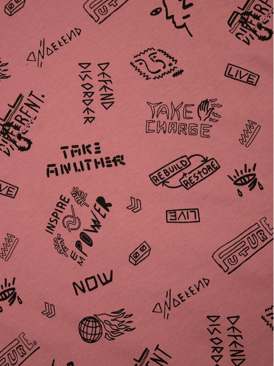 Ολοκαίνουργιο 🌟 Coccodrillo T-shirts T-Shirt WC2143205EVB Ροζ Regular Fit 🧨 - Image 4