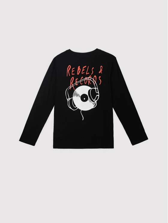 Ολοκαίνουργιο 👏 Coccodrillo Μπλουζάκια Μπλουζάκι WC2143105EVB Μαύρο Regular Fit 🌟 - Image 2