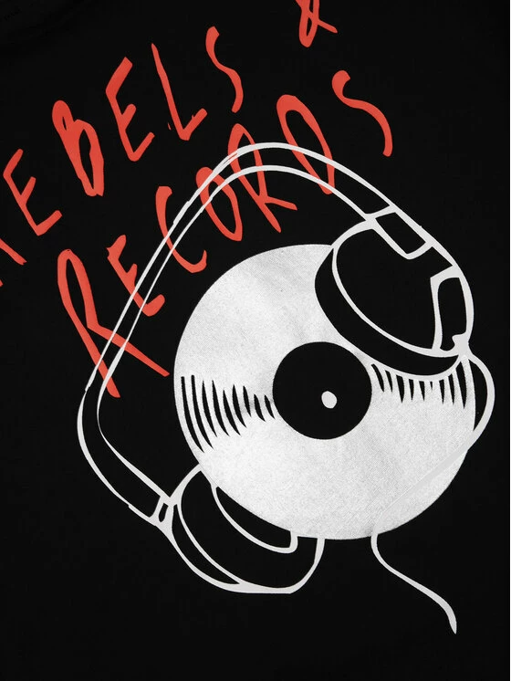 Ολοκαίνουργιο 👏 Coccodrillo Μπλουζάκια Μπλουζάκι WC2143105EVB Μαύρο Regular Fit 🌟 - Image 4