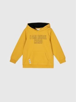 Best Pirce 🎁 Coccodrillo Μπλούζες Χωρίς Φερμουάρ Μπλούζα WC2132301HER Κίτρινο Regular Fit 🌟