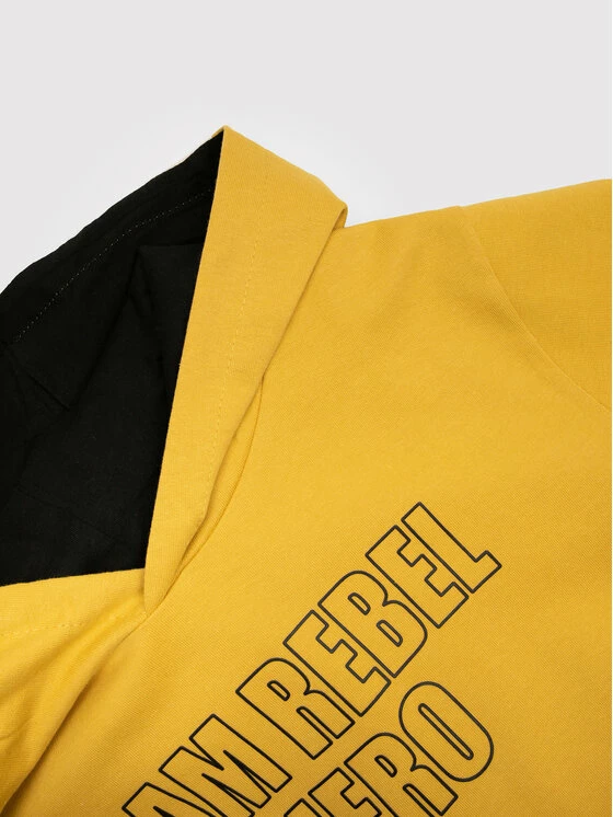 Best Pirce 🎁 Coccodrillo Μπλούζες Χωρίς Φερμουάρ Μπλούζα WC2132301HER Κίτρινο Regular Fit 🌟 - Image 3