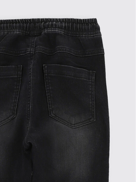 Flash Sale 🔥 Coccodrillo Τζιν Παντελόνια Jogger ZC2123501JBB Μαύρο Regular Fit 🔥 - Image 4