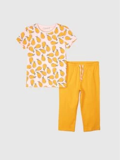 Φτηνός 🌟 Coccodrillo Πιτζάμες Πιτζάμα WC2448207PJS Πορτοκαλί Regular Fit ✔️