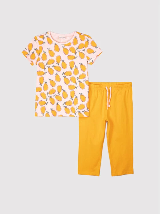 Φτηνός 🌟 Coccodrillo Πιτζάμες Πιτζάμα WC2448207PJS Πορτοκαλί Regular Fit ✔️