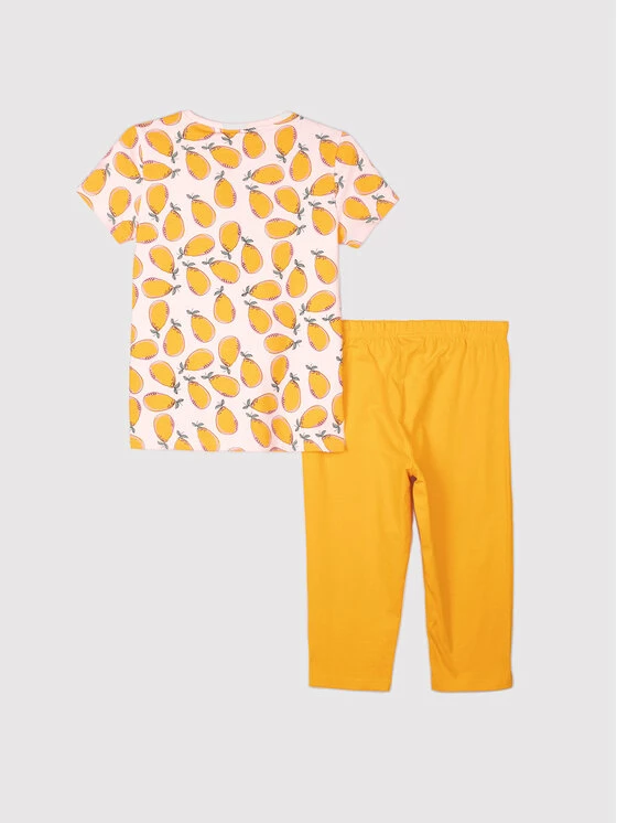 Φτηνός 🌟 Coccodrillo Πιτζάμες Πιτζάμα WC2448207PJS Πορτοκαλί Regular Fit ✔️ - Image 2