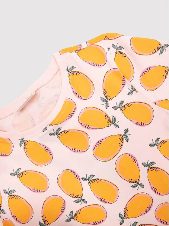 Φτηνός 🌟 Coccodrillo Πιτζάμες Πιτζάμα WC2448207PJS Πορτοκαλί Regular Fit ✔️ - Image 3