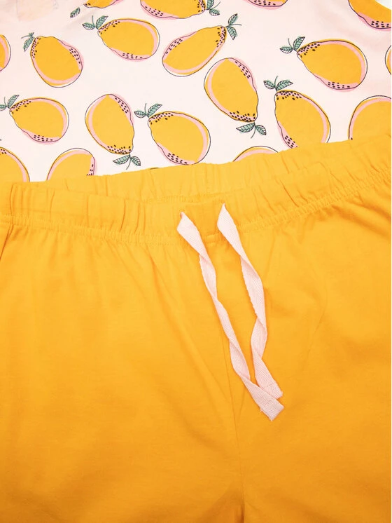 Φτηνός 🌟 Coccodrillo Πιτζάμες Πιτζάμα WC2448207PJS Πορτοκαλί Regular Fit ✔️ - Image 4