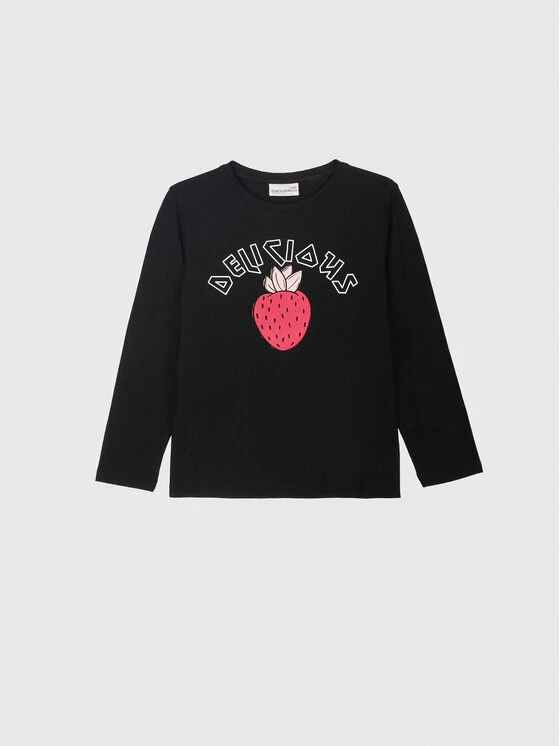 Η καλύτερη συμφωνία 😍 Coccodrillo Μπλουζάκια Μπλουζάκι WC2143101EVG Μαύρο Regular Fit ✔️