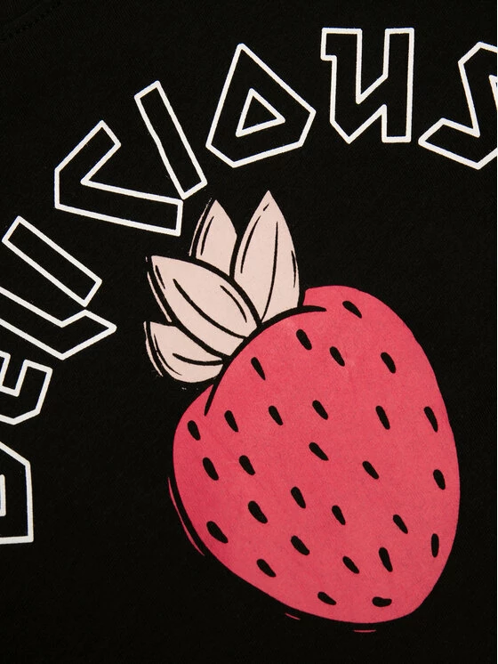 Η καλύτερη συμφωνία 😍 Coccodrillo Μπλουζάκια Μπλουζάκι WC2143101EVG Μαύρο Regular Fit ✔️ - Image 4