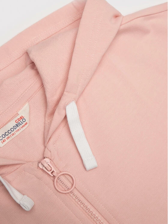 ΧΟΝΔΡΙΚΟ ΕΜΠΟΡΙΟ 🤩 Coccodrillo Μπλούζες Με Φερμουάρ Μπλούζα WC2132401EVG Ροζ Regular Fit 💯 - Image 3