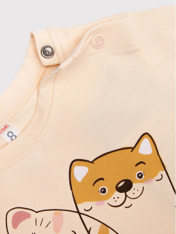 Φτηνός 🔔 Coccodrillo Καθημερινά Φορέματα Φόρεμα καθημερινό WC2129101IAM Μπεζ Regular Fit ✔️ - Image 3