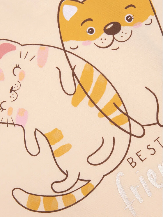 Φτηνός 🔔 Coccodrillo Καθημερινά Φορέματα Φόρεμα καθημερινό WC2129101IAM Μπεζ Regular Fit ✔️ - Image 4