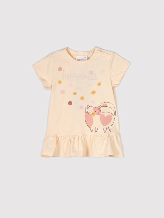 Φτηνός ⌛ Coccodrillo T-shirts T-Shirt WC2143201IAM Μπεζ Regular Fit 👏