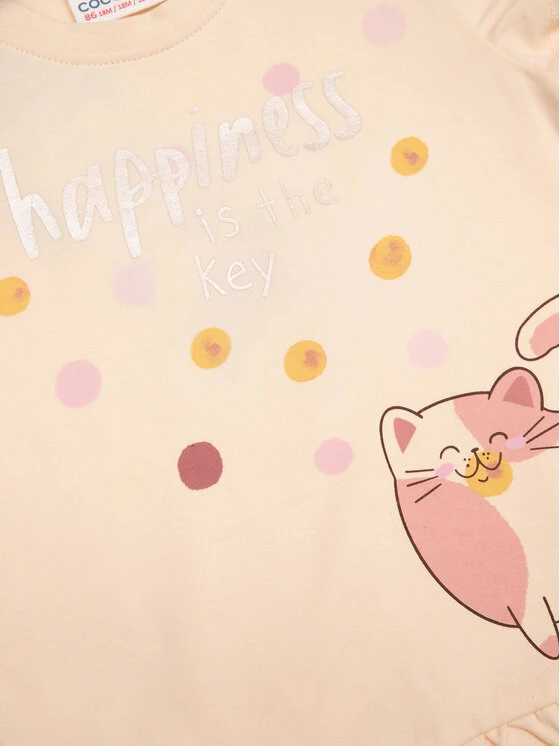 Φτηνός ⌛ Coccodrillo T-shirts T-Shirt WC2143201IAM Μπεζ Regular Fit 👏 - Image 4