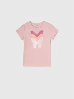 Προϋπολογισμός ⭐ Coccodrillo T-shirts T-Shirt WC2143219EVG Ροζ Regular Fit 🔥