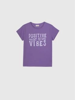 Συμφωνίες 🧨 Coccodrillo T-shirts T-Shirt WC2143218EVG Μωβ Regular Fit 🌟