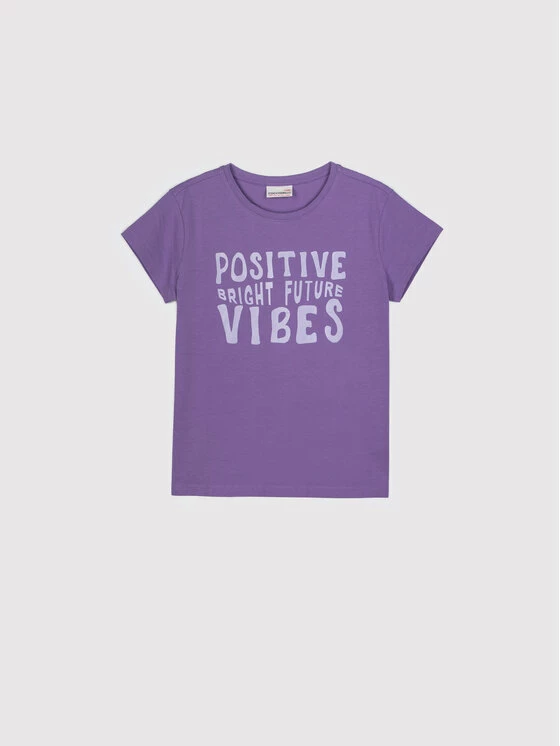 Συμφωνίες 🧨 Coccodrillo T-shirts T-Shirt WC2143218EVG Μωβ Regular Fit 🌟