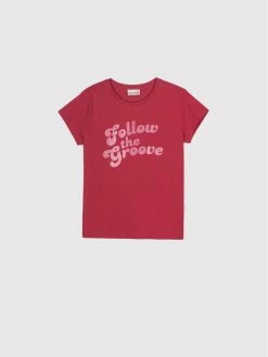 Best Pirce 👍 Coccodrillo T-shirts T-Shirt WC2143217EVG Μπορντό Regular Fit 🧨