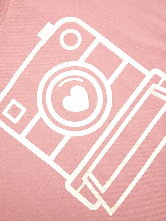 Πολύ καλή προσφορά ⌛ Coccodrillo T-shirts T-Shirt WC2143207EVG Ροζ Regular Fit ✔️ - Image 4