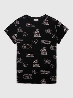 Πολύ καλή προσφορά 🥰 Coccodrillo T-shirts T-Shirt WC2143205EVG Μαύρο Regular Fit 🛒