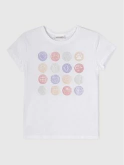 Φτηνός 🎉 Coccodrillo T-shirts T-Shirt WC2143206EVG Λευκό Regular Fit ❤️