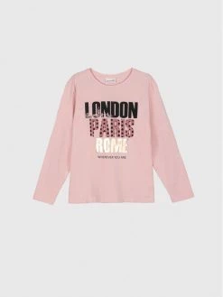 Εξοδος 😀 Coccodrillo Μπλουζάκια Μπλουζάκι WC2143106EVG Ροζ Regular Fit 🔥