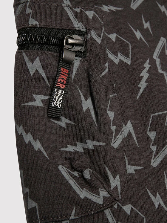 Τοπ 10 😉 Coccodrillo Παντελόνια Φόρμας Παντελόνι φόρμας ZC1120103MRS Μαύρο Regular Fit ❤️ - Image 4