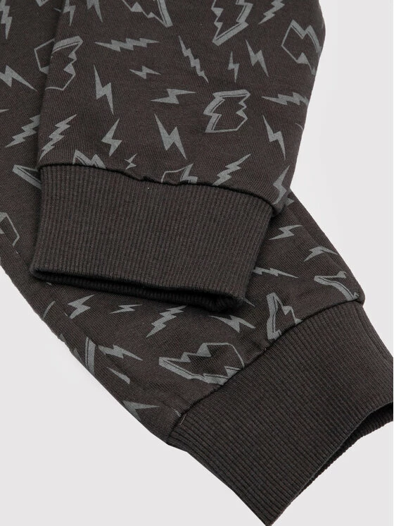 Τοπ 10 😉 Coccodrillo Παντελόνια Φόρμας Παντελόνι φόρμας ZC1120103MRS Μαύρο Regular Fit ❤️ - Image 5