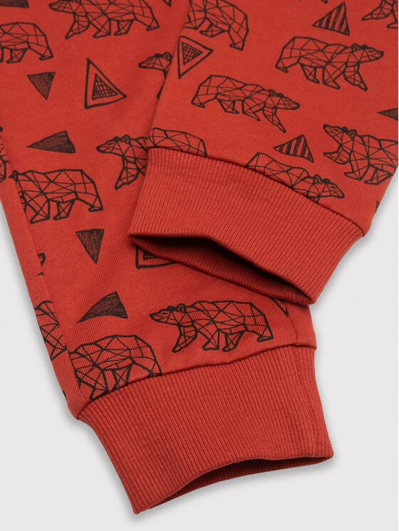 Εκπτωση ✨ Coccodrillo Παντελόνια Φόρμας Παντελόνι φόρμας ZC1120101EXP Καφέ Regular Fit 😉 - Image 5