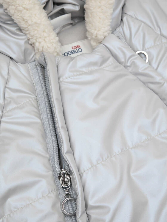 Προώθηση 🤩 Coccodrillo Χειμωνιάτικες Ολόσωμες Φόρμες Βρεφικό φορμάκι εξόδου ZC2156201OGN Γκρι 🛒 - Image 4