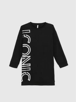 Ολοκαίνουργιο 😀 Coccodrillo Καθημερινά Φορέματα Φόρεμα υφασμάτινο ZC1129107EVG Μαύρο Regular Fit 👍