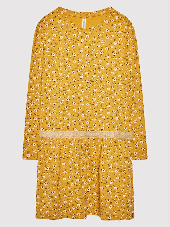 Εκπτωση ⌛ Coccodrillo Καλοκαιρινά Φορέματα Φόρεμα καθημερινό ZC1129103BEU Κίτρινο Regular Fit 😉 - Image 4