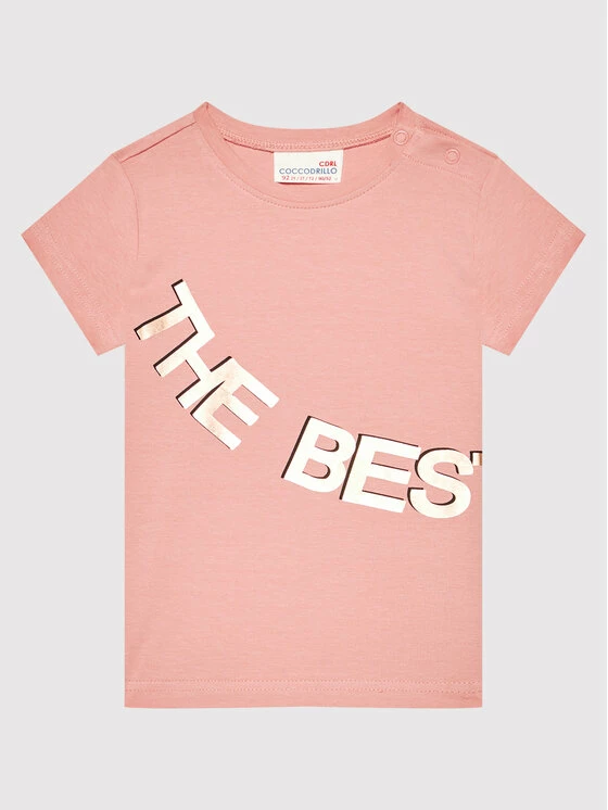 Κουπόνι 😀 Coccodrillo T-shirts T-Shirt ZC1143227EVG Ροζ Regular Fit 🎉