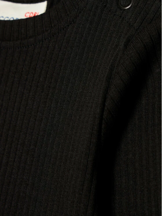 Ολοκαίνουργιο 🔥 Coccodrillo Μπλουζάκια Μπλουζάκι ZC1143105EVG Μαύρο Regular Fit 😍 - Image 3