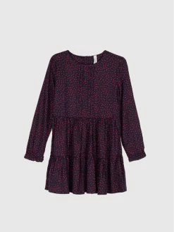 Η καλύτερη συμφωνία ✔️ Coccodrillo Καθημερινά Φορέματα Φόρεμα υφασμάτινο ZC1128101BEP Σκούρο μπλε Regular Fit 🤩