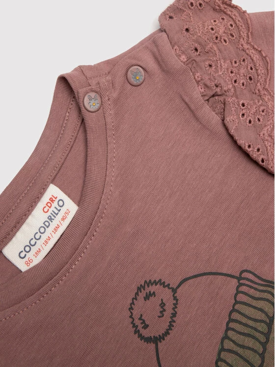 Καλύτερη πώληση ⌛ Coccodrillo Μπλουζάκια Μπλουζάκι ZC1143102SMA Μωβ Regular Fit 😍 - Image 3