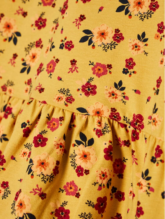 Flash Sale 🌟 Coccodrillo Καλοκαιρινά Φορέματα Φόρεμα καθημερινό ZC1129103SUS Κίτρινο Regular Fit 👏 - Image 3