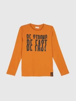 Προϋπολογισμός 🥰 Coccodrillo Μπλουζάκια Μπλουζάκι ZC1143101STR Πορτοκαλί Regular Fit 🌟