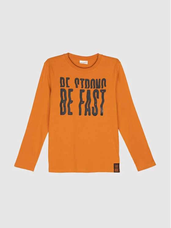 Προϋπολογισμός 🥰 Coccodrillo Μπλουζάκια Μπλουζάκι ZC1143101STR Πορτοκαλί Regular Fit 🌟