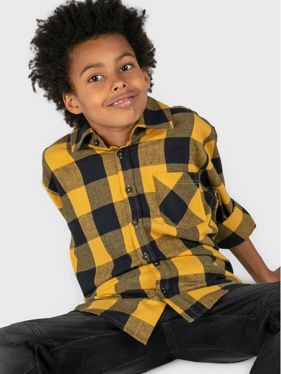 Flash Sale 🔥 Coccodrillo Πουκάμισα Πουκάμισο ZC2136101BAB Κίτρινο Regular Fit 🥰