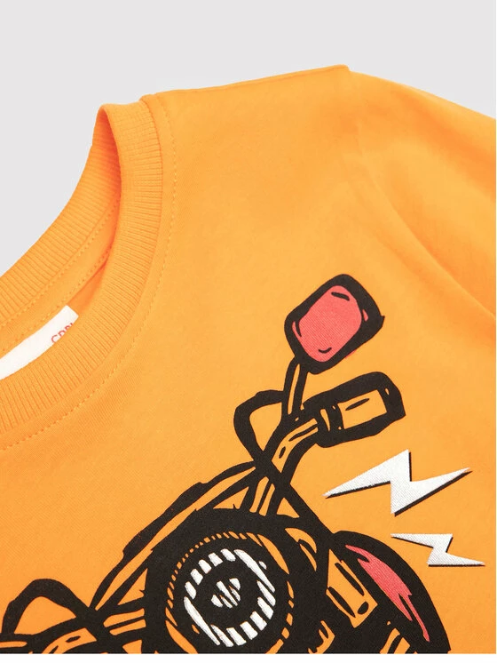 Φτηνός 😍 Coccodrillo Μπλουζάκια Μπλουζάκι ZC1143102MRS Πορτοκαλί Regular Fit 👏 - Image 3