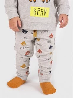 Η καλύτερη συμφωνία 🛒 Coccodrillo Παντελόνια Φόρμας Παντελόνι φόρμας ZC1122701BES Γκρι Regular Fit 😀