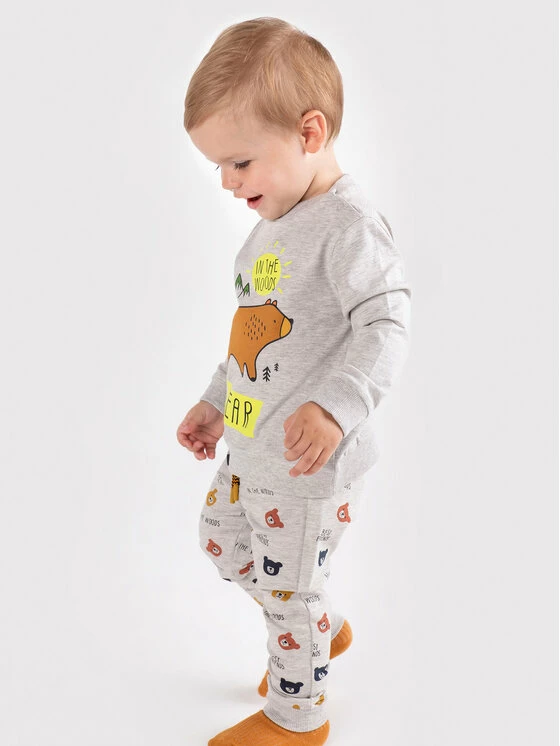 Η καλύτερη συμφωνία 🛒 Coccodrillo Παντελόνια Φόρμας Παντελόνι φόρμας ZC1122701BES Γκρι Regular Fit 😀 - Image 3