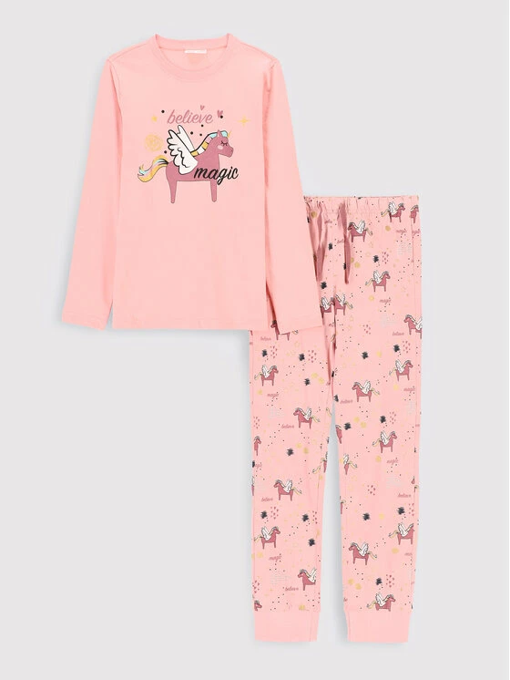 Τοπ 10 ✨ Coccodrillo Πιτζάμες Πιτζάμα ZC2448109PJS Ροζ Regular Fit 😉