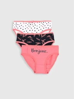 Φτηνός 💯 Coccodrillo Εσώρουχα Κάτω Μέρος Σετ 3 τεμάχια στρίνγκ ZC2406306PAN Έγχρωμο 😀