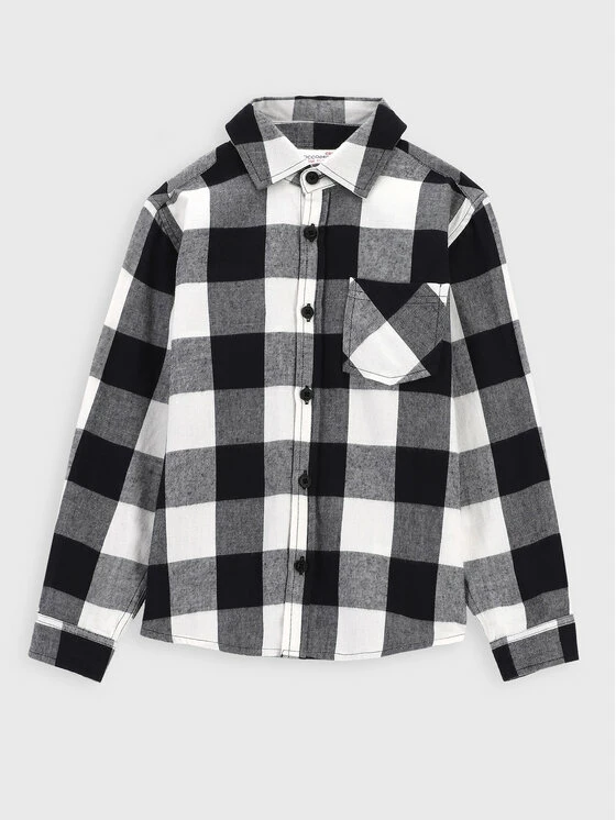 Καλύτερη πώληση ✨ Coccodrillo Πουκάμισα Πουκάμισο ZC2136101BAB Μαύρο Regular Fit ⌛