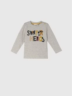 Αγορά 😍 Coccodrillo Μπλουζάκια Μπλουζάκι WC2143101SUP Γκρι Regular Fit 🥰